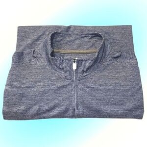 Johnnie-O Vaughn Striped Performance 1/4 Zip Pullover